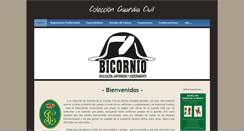 Desktop Screenshot of coleccionguardiacivilagb.com