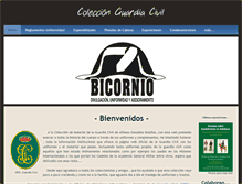 Tablet Screenshot of coleccionguardiacivilagb.com